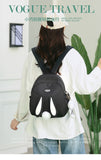 New Cute Girl's Backpack Middle School Student High School Student Bag Simple All-Match Bunny Trendy Backpack