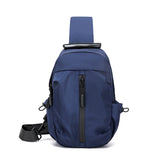 2025  casual messenger bag, simple and versatile men's outdoor sports breast bag, large-capacity student shoulder messenger bag