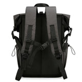 2025 Customized men's backpack fashion trend roll top expansion design high sense large capacity men's backpack