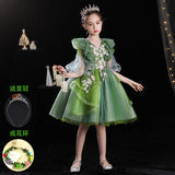 Kamames  FARCENT Children's Princess Dress Flower Girl Host Costume for Piano Performance Girl's Dress Birthday Children's Day