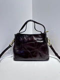 Crossbody bag first layer vegetable tanned cowhide retro leather women's bag New new model with capacity portable tote bag 96045
