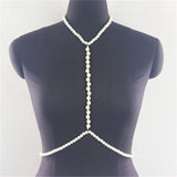 2025 MW2833  accessories simple fashion rough pure white pearl chain neck necklace clothing accessories