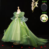 Kamames  FARCENT Children's Princess Dress Flower Girl Host Costume for Piano Performance Girl's Dress Birthday Children's Day