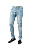 2025 High-quality 2025 men's elastic and tight small-footed jeans, classic four-color explosion of Popular trade independent station