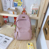 South Korea Schoolbag Female Ins Mori All-Match Backpack Korean Simple High School Junior High School Student Japanese Style Good-looking Backpack