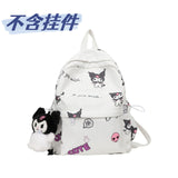 Summer New Schoolbag Sanrio Small Nylon Backpack Cute Cartoon Clow M Backpack Sweet Doll Bag