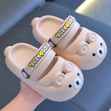 KAMAMES Summer Children's Sandals Girls' Cute Non-Slip Soft Bottom Children Shit Feeling Rabbit Princess Beach Hole Shoes