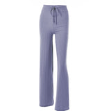 2025 eBay hot-selling  summer new straight-leg women's pants, sexy high-waisted solid-color casual sports trousers