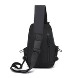 2025  casual messenger bag, simple and versatile men's outdoor sports breast bag, large-capacity student shoulder messenger bag