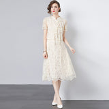 New Chinese style national style suit dress women's clothing popular summer new high-end fashion hanfu two-piece skirt