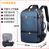 KAMAMES New Waterproof Derm Backpack Men's Printed Logo Large Capacity Scalable Travel Bag Multi-Functional Computer Backpack