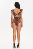 Kamames Roche Gradient Leopard Print Swimsuit