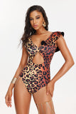 Kamames Roche Gradient Leopard Print Swimsuit