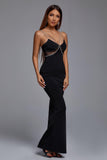 kamames Sagia Diamond Maxi Bandage Dress