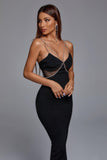 kamames Sagia Diamond Maxi Bandage Dress