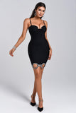 Kamames Saloma Diamonate Mini Bandage Dress