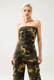 kamames Sandra Camouflage Tube Jumpsuit