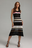 kamames Sara Stripe Knitted Midi Dress