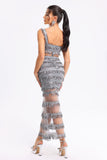 kamames Setlla Sequins Tassel Dress