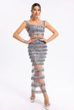 kamames Setlla Sequins Tassel Dress