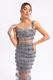 kamames Setlla Sequins Tassel Dress