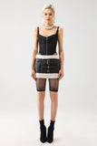 kamames Slare Eco-Leather Mini Skirt