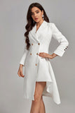 kamames Venus Irregular Double-breasted Blazer Dress