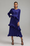 kamames Winify Layers Pleated Midi Dress