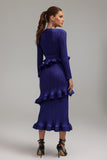 kamames Winify Layers Pleated Midi Dress