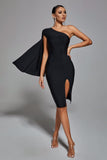 kamames Yahany One Shoulder Cocktail Dress