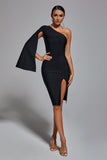 kamames Yahany One Shoulder Cocktail Dress