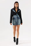 kamames Yannei Patchwork Denim Mini Dress