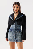 kamames Yannei Patchwork Denim Mini Dress