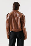 kamames Zurri Eco-Leather Biker Jacket