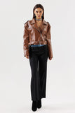 kamames Zurri Eco-Leather Biker Jacket