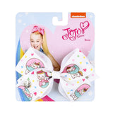 4.5 inch JoJo Bows Jojo Siwa Rainbow Printed Knot Ribbon Bow For Girls Handmade Boutique Hair Clip Children Hair Accessories