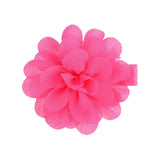 2 Pcs/lot Chiffon Petals Flower Hair Clips For Baby Girls Solid Hairpins Headdress Barrettes Floral Headwear Hair Accessories