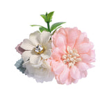 New Girls Cute Flower Petals Hairpins Sweet Pearl Chiffon Hair Decorate Headwear Hair Clips Barrettes Kids Hair Accessories Gift