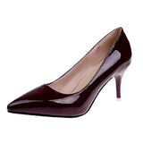 kamames 2023 New Fashion Sandals, Thin High Heels, Shallow Mouth Covers, Single Shoes, Pointed Spot Fashion High Heels