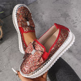kamames Size Water Drill Shallow Mouth Love Shoes Women's 2024 Summer New Korean Version Of A Thick-Soled Lazy Shoes