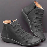 kamames Autumn And Winter New Women's Boots Large Size Leisure Women's Boots Large Size Independent Station Short Boots Women's Shoes