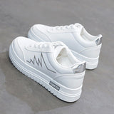 kamames Women's Shoes 2022 Summer Breathable Platform White Shoes Women Comfort Flat Shoes Ladies Casual Sneakers Zapatillas Muje
