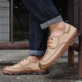 kamames kamames Men's Baotou Leather Shoes In Spring Korean Sports Trend Daily Casual Shoes Collision-Proof Men's Shoes
