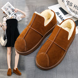 kamames trade large size yards cotton shoes women's winter plus velvet new thick warm all-match snow boots uggs botines mujer