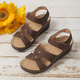 kamames New Large Breathable Fish Mouth Open Toe Anti-Skid Leisure One-Word Buckle Sandals Mother Shoes Sandals
