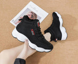kamames Ankle Boots Women Fashion High top Casual Women Shoes Platform boots Thickened Warmth Woman flat Shoes botas de mujer