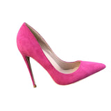 kamames Pink Extreme High Heels 12 cm Women Pumps Pointed Toe Shallow Wedding Party Woman Shoes RM005 ROVICIYA