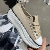 kamames kamames Station Leisure Thick Soles Fly Weave Breathable Large Size Outdoor Sports Women's Shoes Large Size Outdoor 36-43