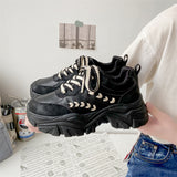 kamames kamames Bottom Dad Shoes Female 2023 New Women's Casual Single Shoes Small White Shoes Net Red Wheat Ear Mesh Shoes Sports Shoes Female