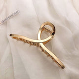 New Women Elegant Gold Silver Hollow Geometric Metal Hair Claws Vintage Hair Clips Headband Hairpins Fashion Hair Accessories